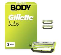 Gillette Labs Body + Intimate Lames de Rasoir Homme, Pack 3
