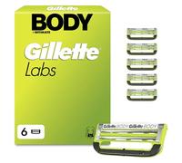 Gillette Labs Body + Intimate Lames de Rasoir Homme, Pack de 6