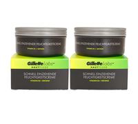 Gillette Labs - Soin de la barbe - Crème hydratante pour homme (100 ml) - Soin du visage hydratant et apaisant avec niacinamide (vitamine B3) + algues - Cadeau pour homme