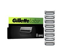 Gillette Labs Lot De 8 Recharges De Rasoir Pour Hommes, AUTHENTIQUES, A 5 Meilleures Lames De La Marque, Barre Exfoliante Pour Un Rasage Doux Et Efficace, Compatibles Avec Les Manches GilletteLabs
