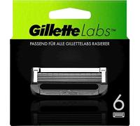 Gillette Labs Lames de rechange compatibles avec rasoir GilletteLabs avec élément de nettoyage et rasoir chauffant Gillette 6 lames de rechange