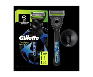 GILLETTE Labs Ligue Des Champions - Rasoir Rechargeable Avec Support Mural - 1 Kit
