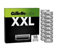 Gillette Labs Lot de 16 lames de rasoir pour homme, compatibles avec GilletteLabs avec barre exfoliante et rasoir chauffant, lames de rasage pour homme