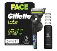 Gillette Labs Lot de 5 lames système + manche + porte-douche + étui de voyage fin « UEFA Champions League »