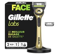 Gillette Labs Rasoir Home, Edition Limitée, avec 2 Recharges, Or