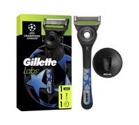 Gillette Labs Rasoir Homme, 1 Recharge, Multicolore, Edition UCL | Manche Réutilisable en Métal, Cartouche de Rechange à Lames Affutées, Tête Flexible, Rasage avec la Technologie FlexDisc 2D