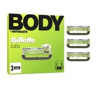 Gillette Labs Recharges de Lames de Rasoir Corps + Intime - Lot de 3