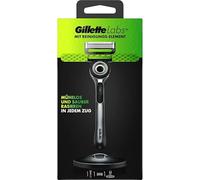 Gillette Labs With Exfoliating Bar Rasage, Pour Hommes, 1 Poignée - 1 Lame De Recharge, Comprend Un Support Magnétique Premium, En Gillette