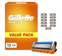 Recharges De Rasoir Gillette Fusion5 Pour Hommes, Pack De 12, Lames Avec Bande Lubrifiante