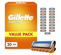Gillette Lames de Rasoir Homme Fusion 5, Pack de 20