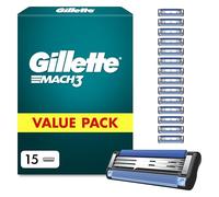 Gillette Lames de Rasoir Homme Mach 3, Pack de 15