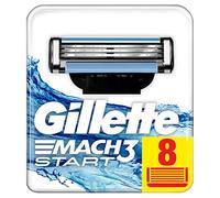 Gillette Lames de Rasoir Homme Mach3 Turbo, Pack de 8 Lames de Recharges [OFFICIEL]