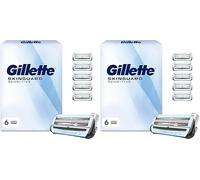 Gillette Lames De Rechange SkinGuard, Pack De 6 Cartouches De Lames De Rasoir Homme, Conçues pour Un Rasage De La Peau Sensible, Compatibles Aussi avec Manches Fusion Et ProGlide