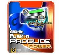 Gillette Fusion Proglide Power Recharge 8 Unités