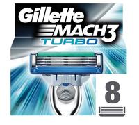 Gillette Lames Mach3 Turbo (Pack De 8)