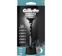 GILLETTE Mach3 Charbon + têtes 6 pcs