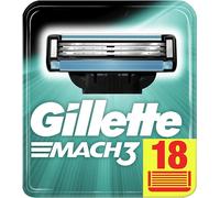 Gillette Mach3, lame de rasoir de rechange pour hommes, 18 pièces
