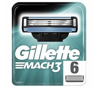 Gillette Mach3 Lames de Rasoir pour Hommes, 6er Paquet) Original