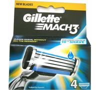 Gillette Mach3 Men's Razor Blade Refills 4er Pack