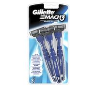 3X Gillette Rasoirs Jetables Mach3 3 Pièces