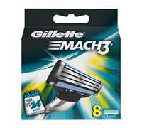 Rasoirs - GILLETTE - MACH3 - Lot de 8 pièces - Pour adultes - Mixte