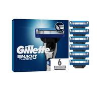 GILLETTE Mach3 Turbo 3D - Recharges De Lames De Rasoir - 6 Unités