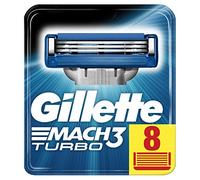 Gillette Mach3 Turbo Lot de 8 lames de rasoir pour homme