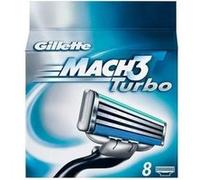 GILLETTE MACH3 TURBO PACK DE 8 LAMES G