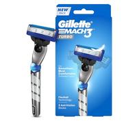 Gillette Mach3 Turbo - Rasoir pour homme avec technologie Flexball, paquet de 1