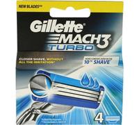 Gillette Mach3 Turbo Recharge 4 unités