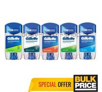 Gillette Mixte Lot Gel Déodorant 72H Protection Anti-Tache Anti-Tache