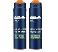 GILLETTE PRO SENSITIVE gel de afeitar 200 ml (Lot de 2)