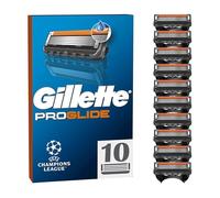 Gillette ProGlide Lot de 10 lames de rasoir pour homme avec tondeuse de précision, 5 lames anti-friction (l'emballage peut varier)