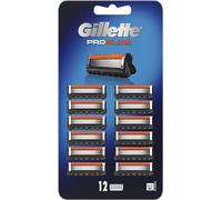 Gillette ProGlide Lot de 12 lames de rasoir pour homme avec tondeuse de précision, 5 lames anti-friction
