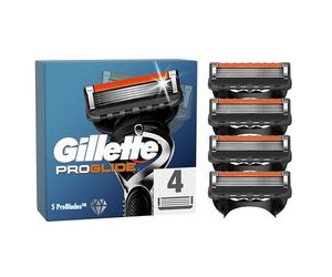 Gillette ProGlide Lot de 4 lames de rasoir pour homme avec tondeuse de précision, 5 lames anti-friction