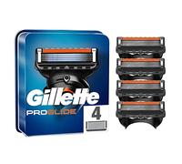 Gillette ProGlide Lot de 4 recharges de lames de rasoir pour homme, avec 5 lames anti-friction pour un rasage de près et de longue durée