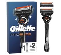 Gillette ProGlide Rasoir Pour Homme, 1 Manche De Rasoir - 2 Recharges De Lames, Conçu Pour Un Rasage De Près, Avec Lubrastrip