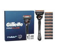 Gillette ProGlide Recharges De Lames De Rasoir Pour Homme, 10 Recharges De Lames, Conçu Pour Un Rasage De Près, Avec Lubrastrip