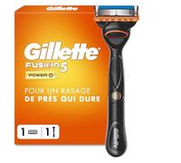 Gillette Rasoir Homme Fusion 5 Power, avec 1 Recharge, Noir