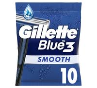 Gillette Rasoir Jetable Homme Blue3 Smooth, Pack de 10 Pièces