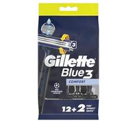Gillette Rasoir Jetable pour Homme, pack de 14, Blue3 Comfort, Noir