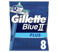 GILLETTE Rasoirs jetables Blue2 Plus x8