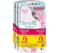 Gillette Rasoirs Jetables Simply Venus Pour Femme Lot De 12 Rasoirs.