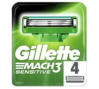 Gillette Recharges de Lames de Rasoir Sensitive Mach 3 - 4 unités