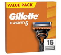 Gillette Fusion5 16 Recharges De Lames De Rasoir, Avec Bande Lubrifiante Pour Une Glisse Fluide Et 5 Lames Pour Un Rasage Qui Dure Longtemps