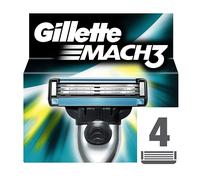 Gillette Lames de rasoir Mach3 – 4 unités