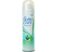 Gillette Satin Care Peaux Sensibles à l'Aloe Vera Gel de rasage (Femme) 200 ml