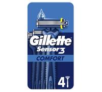 Gillette Sensor 3 Comfort Rasoirs Jetables - Lot de 4
