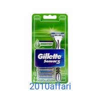 Gillette Sensor 3 Sensibles Rasoir Ensemble Complet + 6 Recharges