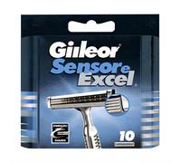 Gillette Lames de Rasoir Homme Sensor 3, Pack de 10 Lames de Recharges